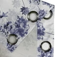 thumbnail image 4 of Ambesonne Flowers Vintage Grommet Curtain, Hydrangea Pattern, 50"x72", Dark Lavender Ceil Blue, 4 of 5