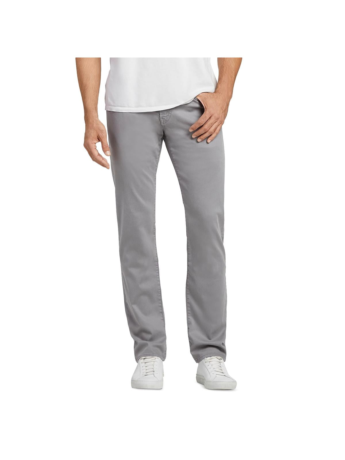 Mens Kane Denim Straight Fit Jeans Gray 