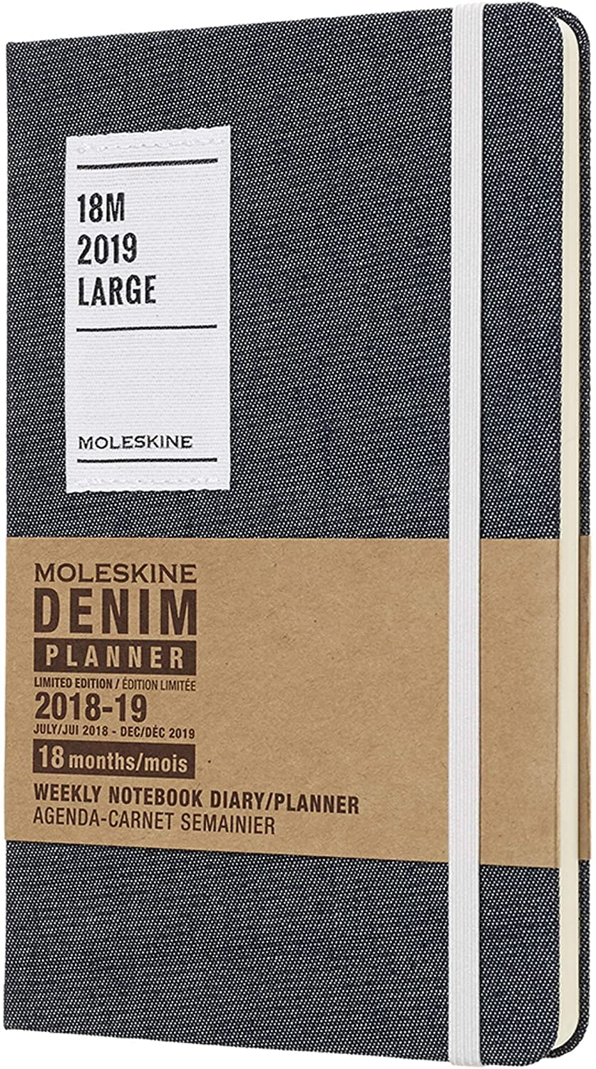 Moleskine 2018-2019 18M Weekly Horizontal Diary/Planner Brand New sealed 