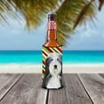 thumbnail image 2 of Bearded Collie Candy Cane Holiday Christmas Ultra Hugger for slim cans, 2 of 6
