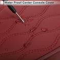 thumbnail image 5 of Unique Bargains Car Center Console Cover Car Armrest Cover Multifunctional 12.60"x6.69"x1.97" Dark Red Napa Leather, 5 of 7