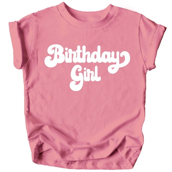 Retro Birthday Girl Colorful Shirts for Baby and Toddler Girls Birthday Outfits Mavue Shirt