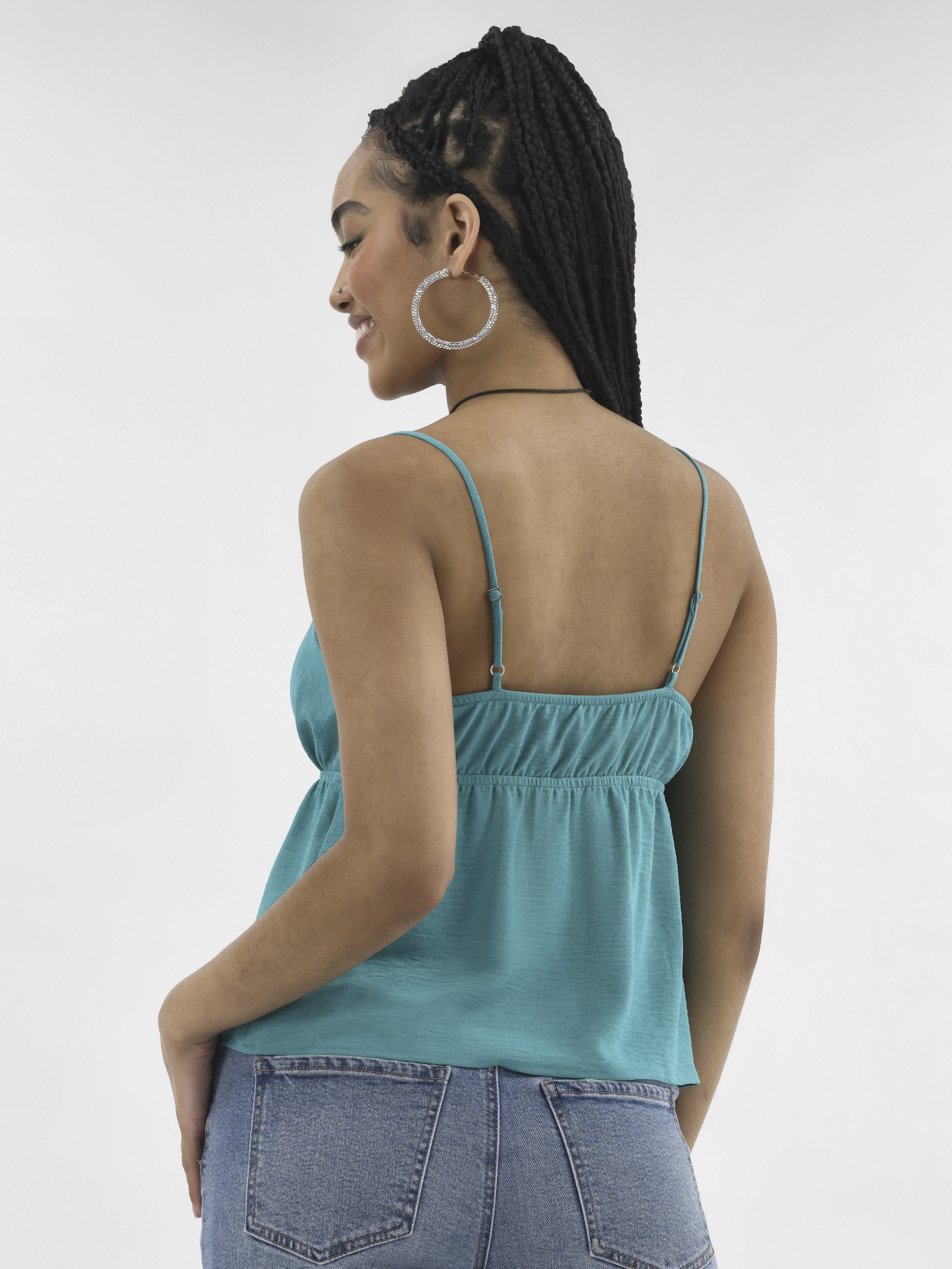 No Boundaries Babydoll Tank Top, Women's