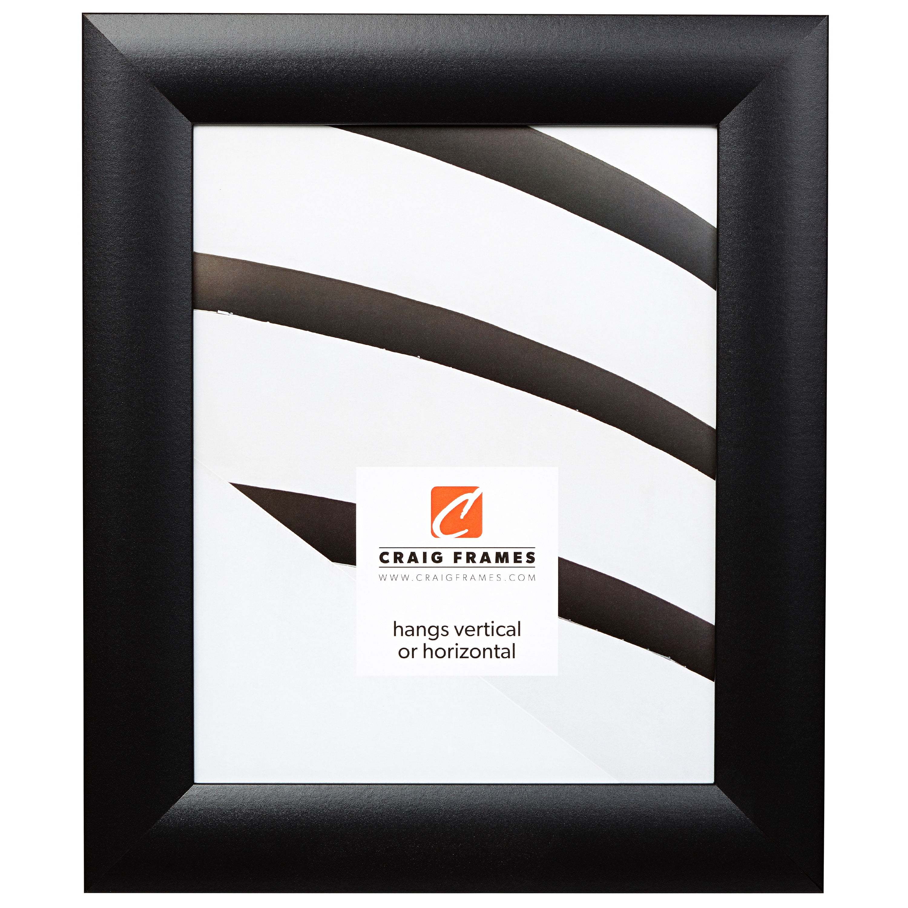 Details about   Frame Amo 12x12 Black Wood Picture Frame with White Mat for 9x9 Glass Front 