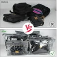 thumbnail image 3 of UDIYO Clear Handbag Storage Organizer, Dust Bags with Zipper and Handle for Hanging Closet, 3 of 7