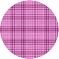 thumbnail image 1 of Ahgly Company Machine Washable Indoor Round Transitional Violet Purple Area Rugs, 5' Round, 1 of 7