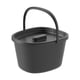 thumbnail image 3 of Silla con inodoro, cubo, bacinilla, práctica, con tapa y asa, asiento de inodoro ligero Negro, 3 of 9