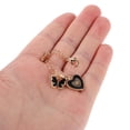 thumbnail image 5 of WRITWAA 6Pcs Heart Shaped Letter Charm for Cup Handle Elegant Design Assorted Color Decoration for Women, 5 of 7