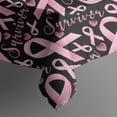 thumbnail image 4 of Breast Cancer Survivor Pink Ribbon Black Rectangle Tablecloth 60"x120",Waterproof Polyester Rectangle Table Cloth, Wipeable Spillproof Polyester Tablecloth for Dining, Camping, Indoor and Outdoor, 4 of 6