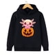 thumbnail image 3 of Axolotl-Sudadera con capucha de calabaza Kawaii para niños y niñas, ropa de calle de dibujos animados, Harajuku, Halloween, 3 of 3