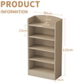 thumbnail image 2 of Zenira 5-Tier Bookshelf,Storage Organizer Bookcase with Open Shelf,For Living Room,Bedroom,Home Office, 2 of 5