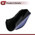 thumbnail image 4 of Cubierta de pomo de cambio antideslizante para automóvil, protector de mango de cambio para Ford Fusion 2013-2016, azul negro, cuero sintético, 4 of 6