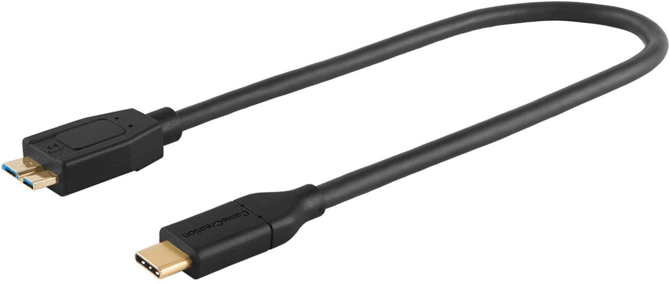 USB C to MicroB 3.0 (GEN2 /10G), CableCreation 1ft Micro USB 3.1 Type