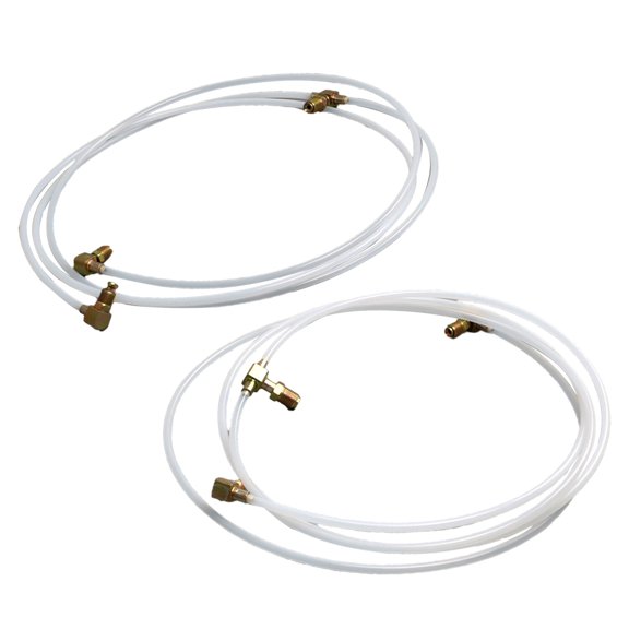 2x Convertible Top Hydraulic Fluid Hose Lines for 1968-1972 Oldsmobile Cutlass