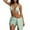 Light Green, variant on Womens Bikini Swimsuits 3 Piece Bathing Suits for Women 3 Piece Bikini Swimsuit Includes Tie-Up Skirt