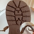 thumbnail image 6 of Kids Winter Boots Girls Snow Boots Cold Weather Ankle Boots Side Zipper Lace Up Non Slip Sole Comfortable Faux Leather Cute Casual Shoes For Little Big Girls, 6 of 6