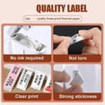 thumbnail image 4 of White Label Paper for D11 D110 D101 Label Maker 3 Rolls White 12x40mm, 4 of 5