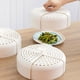 thumbnail image 4 of Cubierta de Alimentos Plegable de Plástico de Grado Alimenticio, Campana Hueca a Prueba de Moscas y Polvo con Mango Ergonómico, 23.5x12cm, Protector Portátil para Comidas en la Cocina, 4 of 9