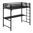 thumbnail image 4 of Miles Metal Twin Loft Bed with Desk, 4 of 9