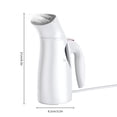 thumbnail image 4 of Nieyigj Portable Handheld Garment Steamer for Clothes, 140°C High Temp Steam Iron, 170ml / 5.7oz Water Tank, 40s Fast Heat, 700W Power for Home Office Travel, White (220V EU Plug), 4 of 9