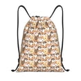 thumbnail image 1 of Bingfone Cute Puppy Drawstrings Backpacks Bags for Men Women Gym Drawstrings Bag-Medium, 1 of 6