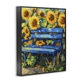 thumbnail image 2 of Stupell Industries Contemporary Bench in Sunflower Field Black Framed Giclee Art, 11 x 14, by Creative Studio, 2 of 8