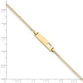 thumbnail image 3 of 14K Yellow Gold Baby ID Curb Bracelet, 3 of 3