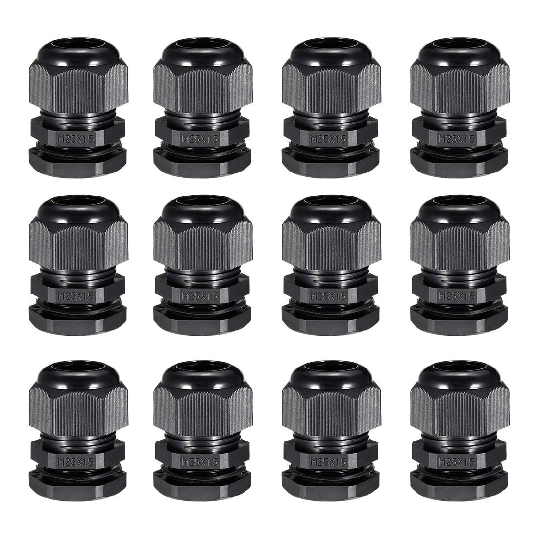 uxcell Cable Gland PG29 Metal Waterproof Cable Glands Joints Adjustable Connector for 18-25mm Dia Cable