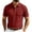 Red#130805JJ, variant on Hearthz Men Polo Shirts Short Sleeve 3 Buttons Lapel Mens Golf Polo Textured Knit Golf Polos for Men Tennis Shirt White M