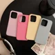 thumbnail image 5 of Funda de teléfono de Color sólido de silicona inspirada en dopamina para iPhone 16 15 14 Plus 13 12 11 Pro Max funda suave a prueba de golpes de estilo coreano, 5 of 5