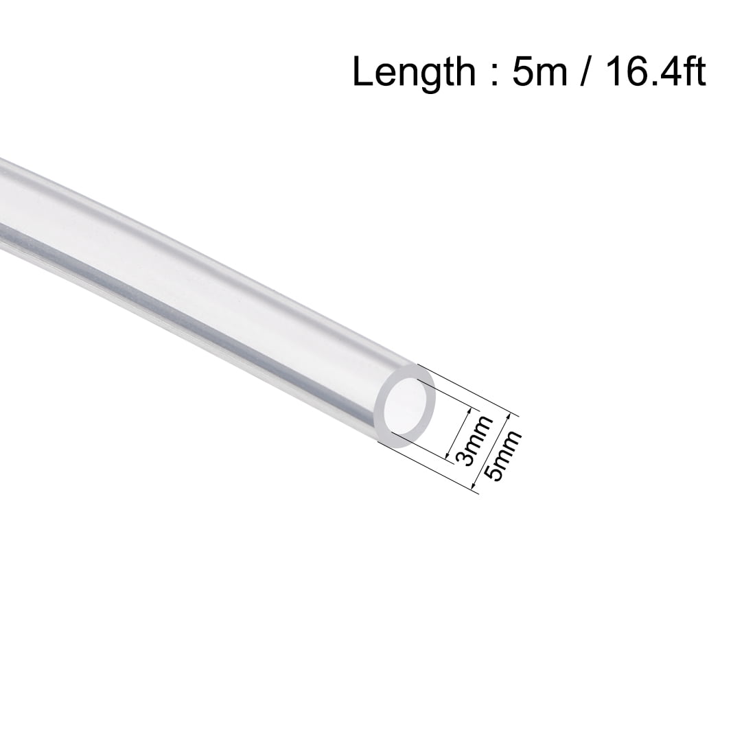 Silicone Tube 6mm ID X 10mm OD, 3 Meters(9.8FT), LAVMHAB Food Grade Hose Flexible Silicone Tubing Clear Water Air Hose Pipes For Pump Transfer