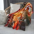 thumbnail image 4 of Blanket Throws Flannel for Couch Sofa Bed Home Decor Gift Sports Football Fans (Mahomes, 60x80inch), 4 of 6