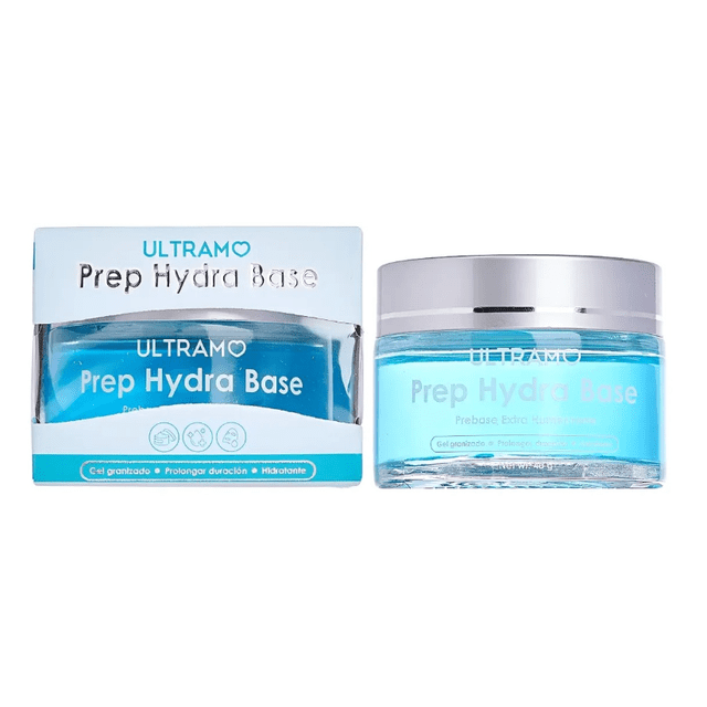 Primer Hidratante Prep Hydra Base Prebase en Gel Piel Suave y Fresca con Acabado Natural ULTRAMO