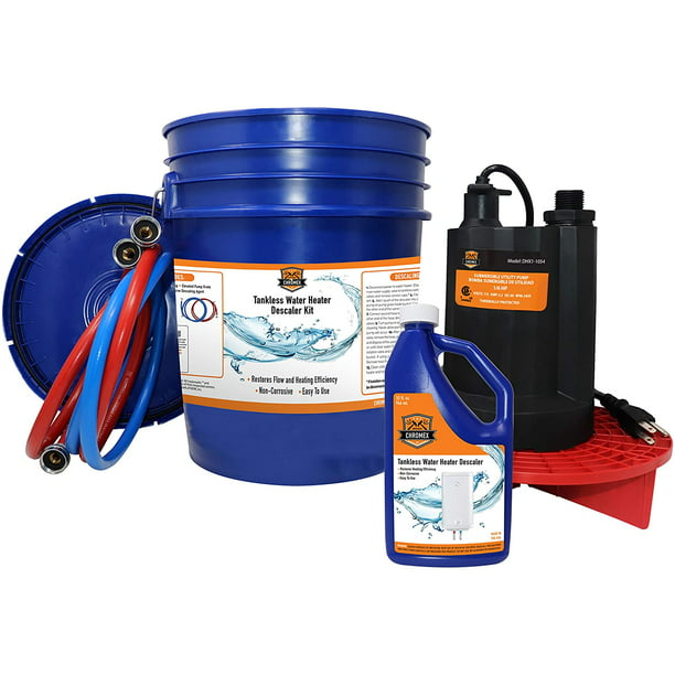 diy tankless water heater flush kit