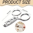 thumbnail image 3 of GZJCKJY 1Pcs Nut Crackers Nuts Pistachio Sheller Opener Kitchen Tools Stainless Steel Nutcracker Multi-Function Walnut Pine Sheller Opener Specialty Gadgets, 3 of 9