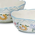 thumbnail image 3 of Gibson Elite Anaya 2 Piece Stoneware Hand Painted Bowl Set, 3 of 7