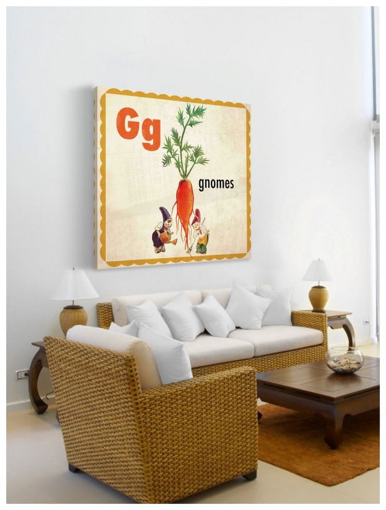 Marmont Hill "Gnomes" by Curtis Painting Print on Canvas