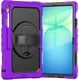 thumbnail image 1 of Funda para Samsung Galaxy Tab S10 FE+ Plus de 13,1 pulgadas modelo 2025 (X620/X626B), funda protectora resistente a prueba de golpes con protector de pantalla, soporte giratorio de 360°,correa de mano, 1 of 9