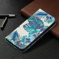 thumbnail image 5 of Dteck Case for Apple iPhone 12 mini 5.4-inch,Patterned Flip PU Leather Wallet Case Magnetic 3 Card Holder Slots with 1 Cash Pocket Protective Kickstand Shell Cover,Leaves, 5 of 7