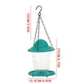 thumbnail image 2 of sruoe Bird Feeder, Hanging Bird Feeders Outdoor, Weatherproof Open Platform Bird Feeders, Decoration Wild Feeders for Outside, Garden, Patio, Yard, Deck, Plastic, 2 of 4