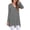 Grey, variant on Anygrew Women's Long Sleeve V Neck Shirts Casual Tunic Tops Blouse