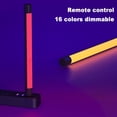 thumbnail image 3 of Remote Control RGB Stick Light w/2 Colors Mode and 3 Lighting Modes RGB Fill Light Bar USB Powered Atmosphere Light Bar 2800~6000K 10 Brightness Selfie Atmosphere Lamp Bar,7.9inch, 3 of 11