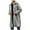 Grey, variant on Amzcrzy Men Faux Fur Coat Men's Winter Fleece Coat Style Long Sleeve Solid Color Turn Down Collar Warm Coat Winter Jacket for Men Jackets for Men Winter Coat Men
