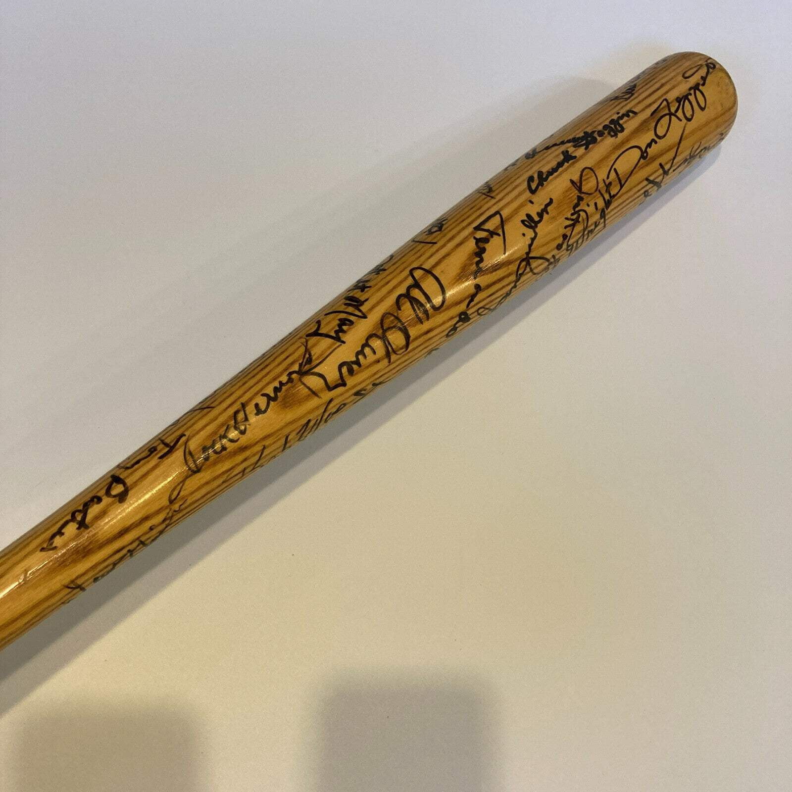 1973 Pittsburgh Pirates Team Signed Game Issued Baseball Bat With JSA COA