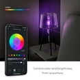 thumbnail image 7 of Globe Electric Wi-Fi Smart 40W Equivalent Vintage Filament Multicolor Changing RGB Tunable White LED Light Bulb, No Hub Required, Voice Activated, A19 Shape, E26 Base, 91000306, 7 of 7