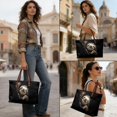 thumbnail image 4 of ZUXONGSY 3D Sloth Print Tote Bag for Women Portable Handle Handbag Fashion Weekender Bag with Inner Pocket for Travel Vacation, 4 of 6