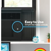 GE® 5,000 BTU, 115V Mechanical Window Air Conditioner, Covers up to 150 sq ft., Black