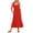 Red, variant on Interview Dress Work Pleated Breathable Regular Fit Casual Dress Summer 2026 Sleeveless V Neck Dress for Women with Pockets Vacation for Going Out and Party Black XXL
