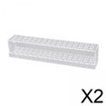 thumbnail image 1 of 2 Soportes Transparentes Para Bolígrafo, Múltiples Ranuras, Simples Para Marcadores, Brochas De Maquillaje, Baño, 1 Capa, 48 Agujeros, 1 of 8