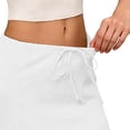 thumbnail image 6 of EnJoCho Linen Skirts for Girls Trendy Summer Boho Maxi Skirts with Back Slit Casual Elastic Waist Drawst𝗋ing Long Fl𝗈wy Skirt, 6 of 6